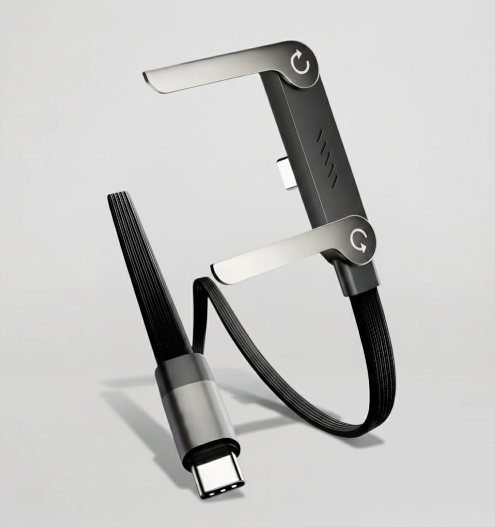 OrigiStudio Phone Stand with USB-C Charging Cable